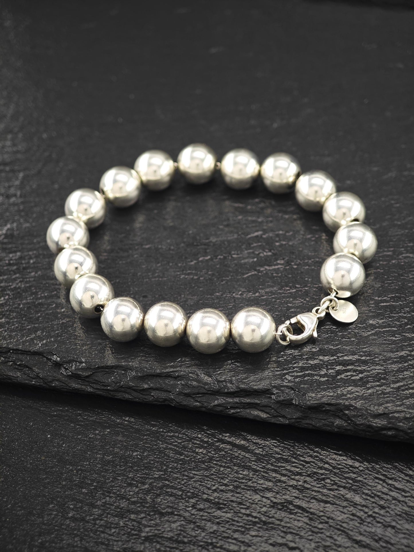 Tiffany Hardwear 10mm Ball Bracelet Sterling Silver