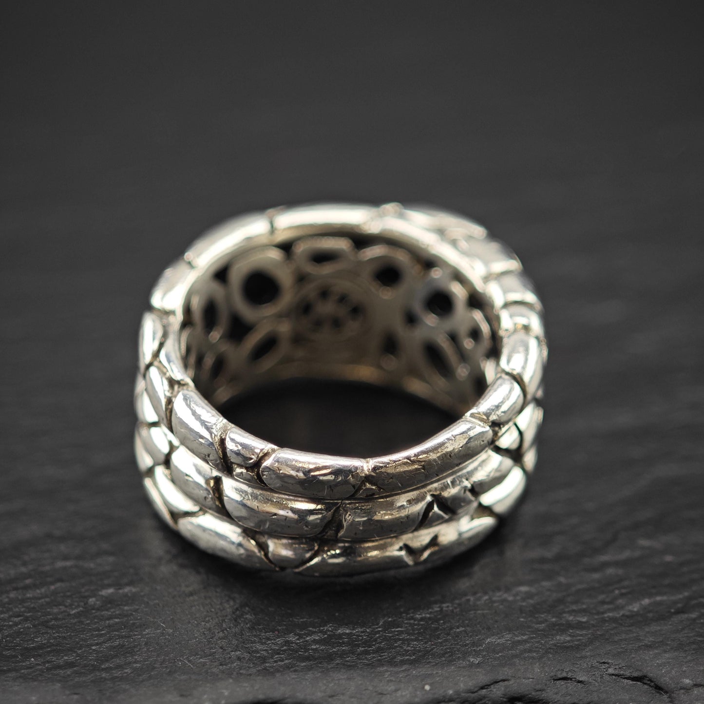 Vintage John Hardy Kali Twist Ring Sterling Silver Sz 7 1/2 R6023