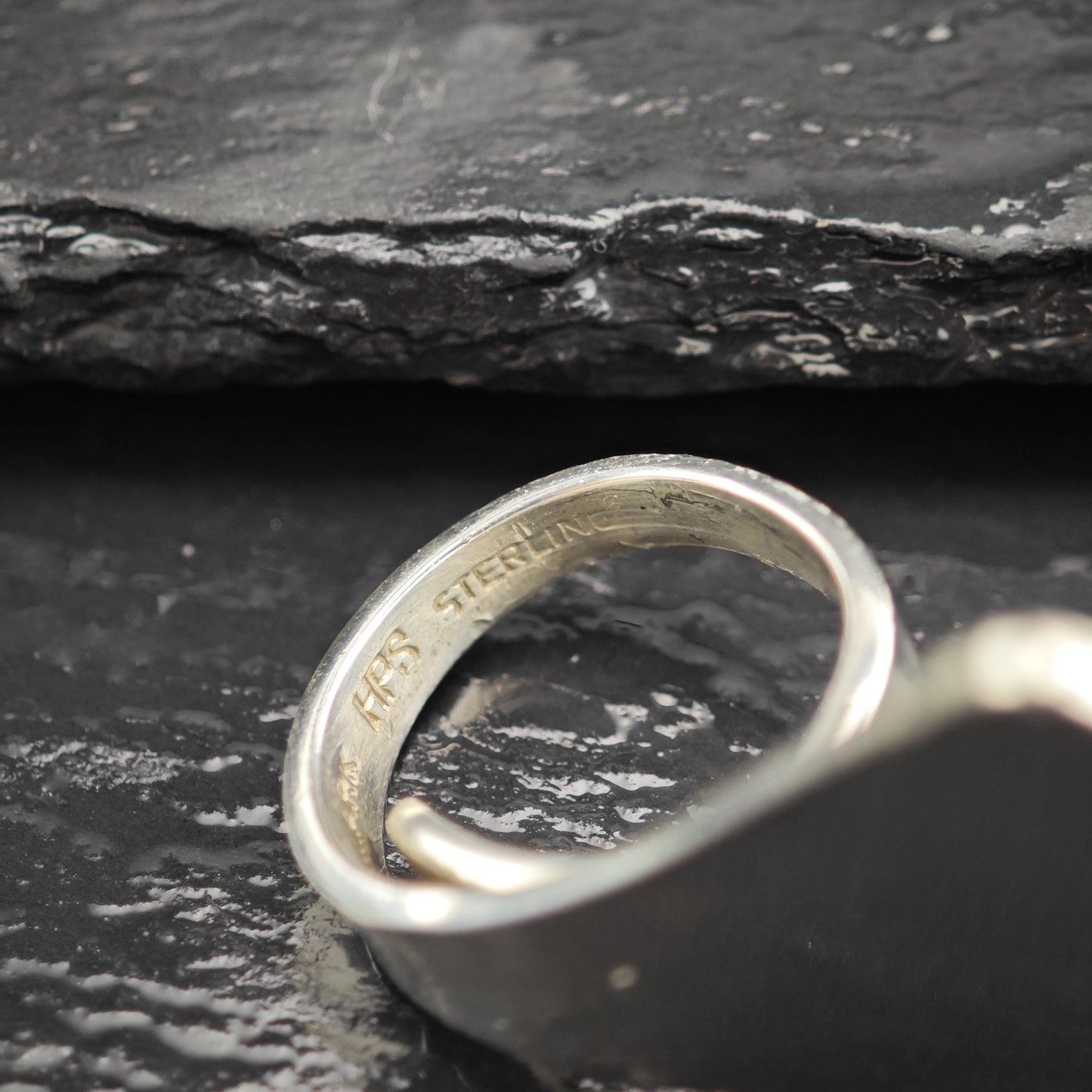 Denmark HPS Modernist Sterling Silver Ring Sz 7 R6606