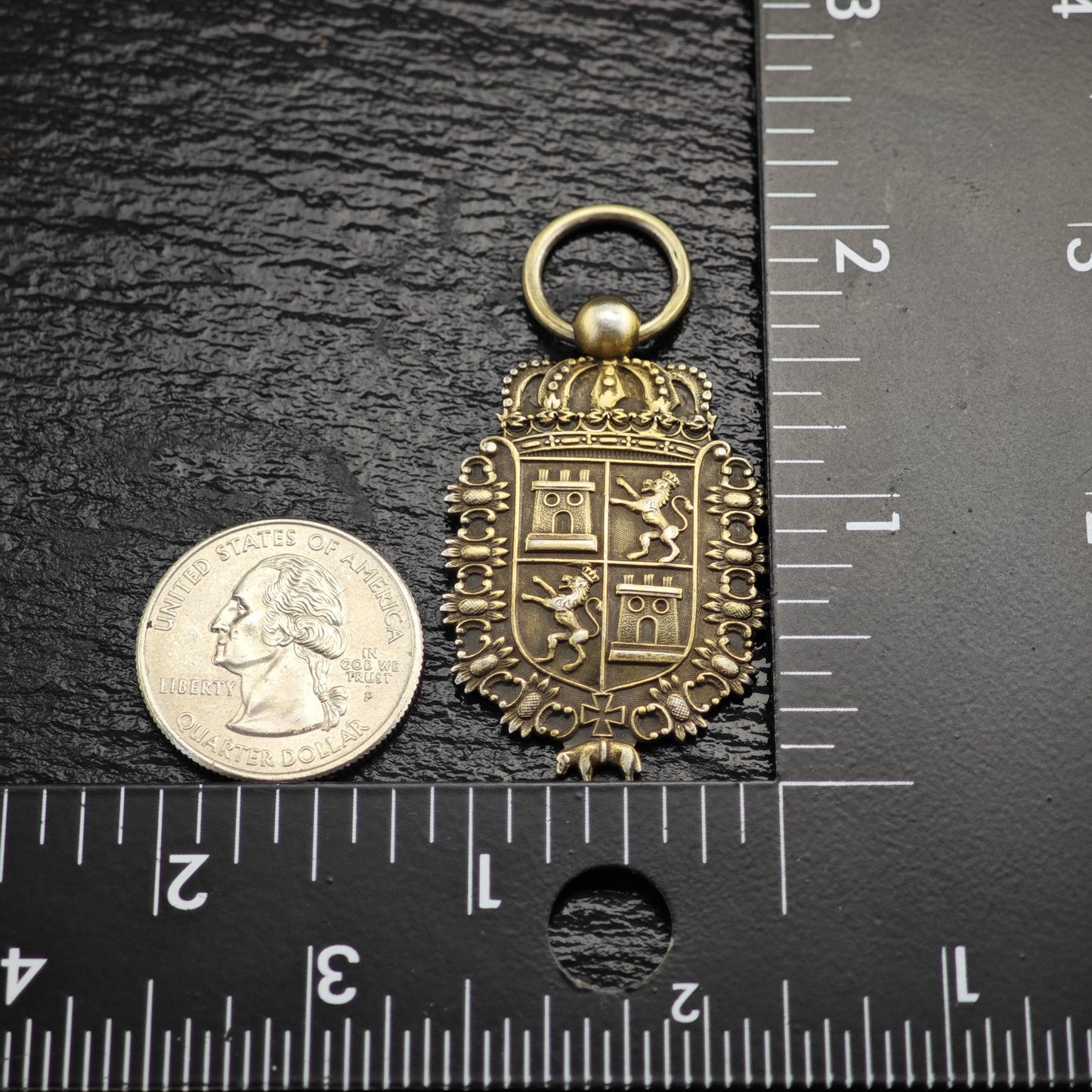 Antique Greenleaf & Crosby Co. Sterling Silver Fob P3066
