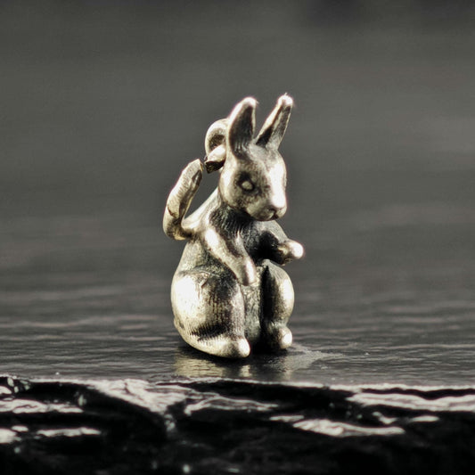 Vintage Retired James Avery Sterling Silver Rabbit Charm P3168