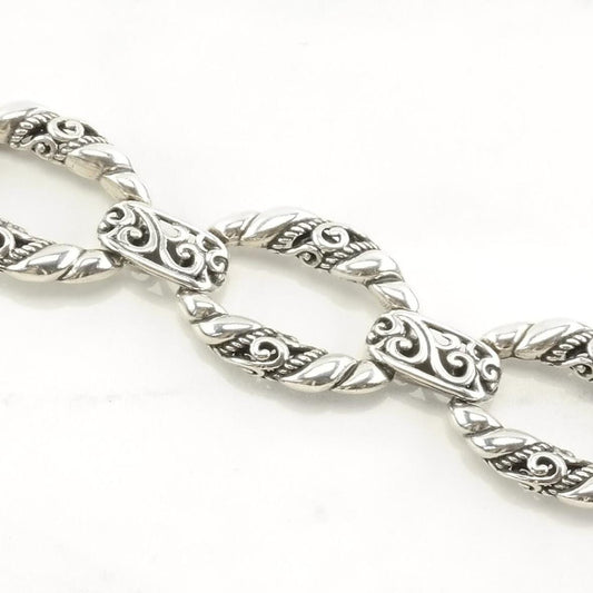 Carolyn Pollack Sterling Silver Link Bracelet