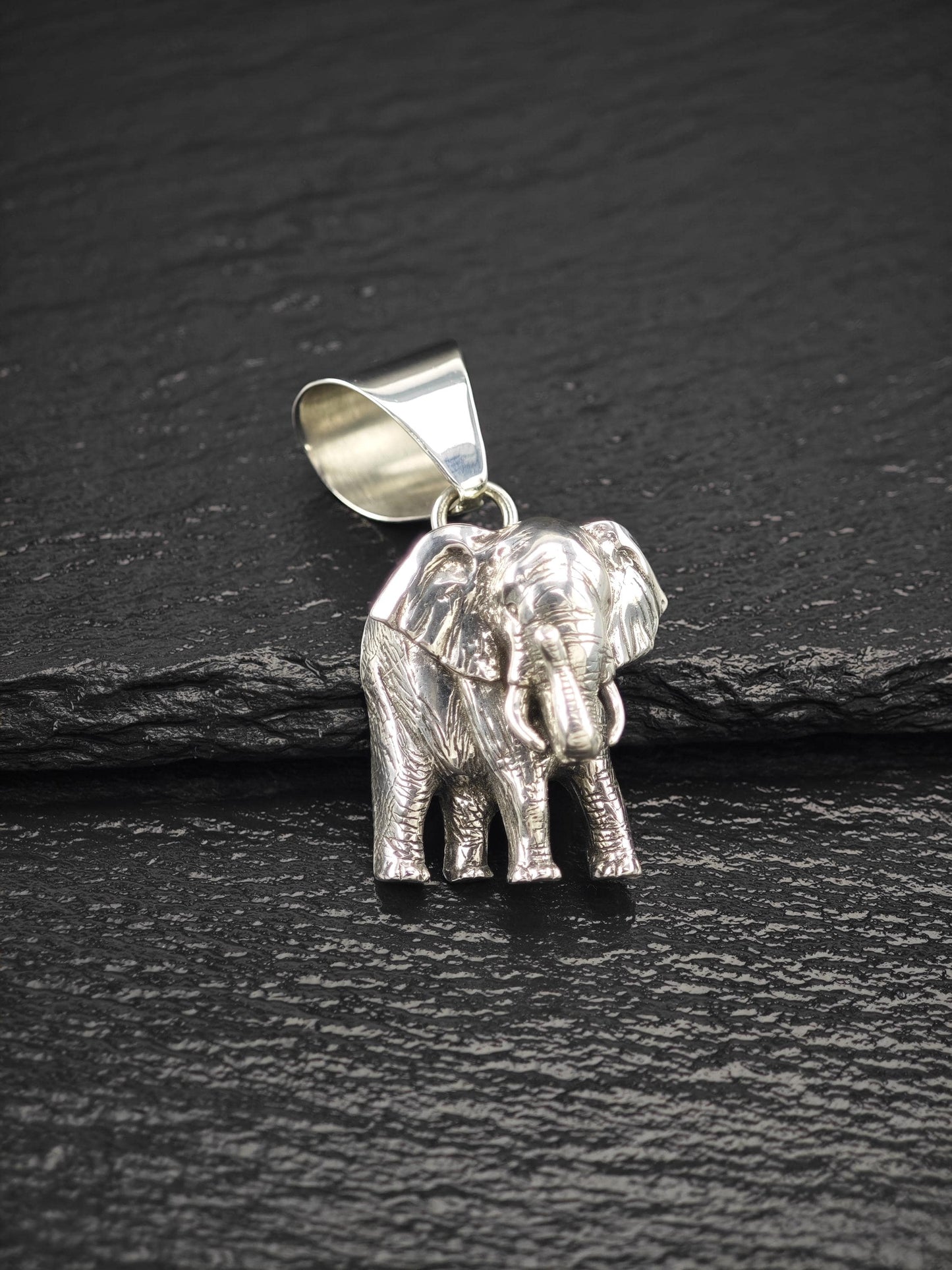 Carol Felley Elephant Pendant Sterling Silver P2713