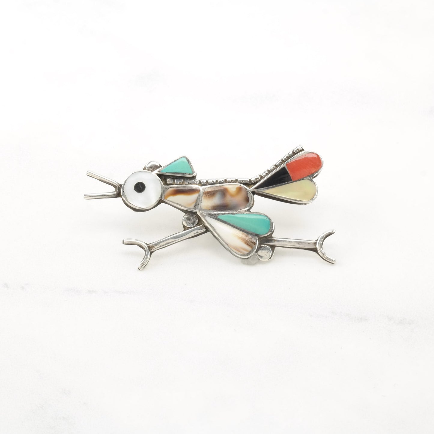 Choice of Native American Animal Sterling Silver Brooch