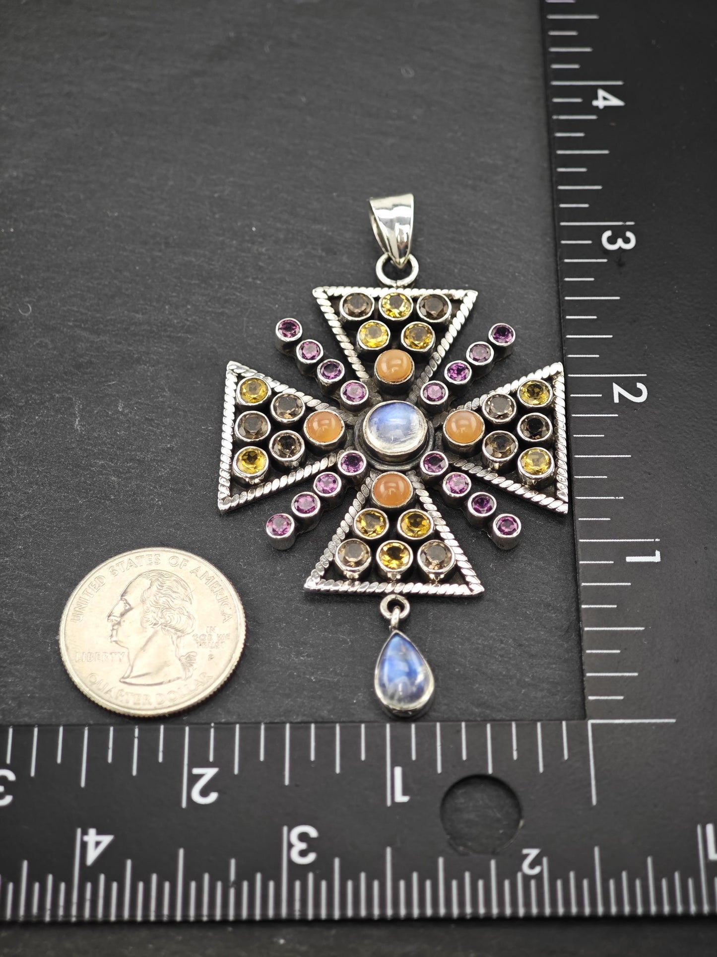 Nicky Butler Cross Pendant Sterling Silver P2687