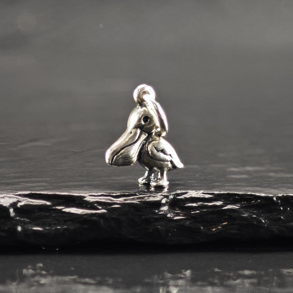 Vintage James Avery Sterling Silver Pelican Bird Charm P3172