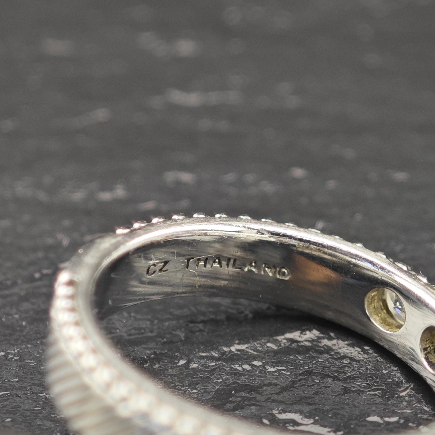 Judith Ripka CZ Band Sterling Silver