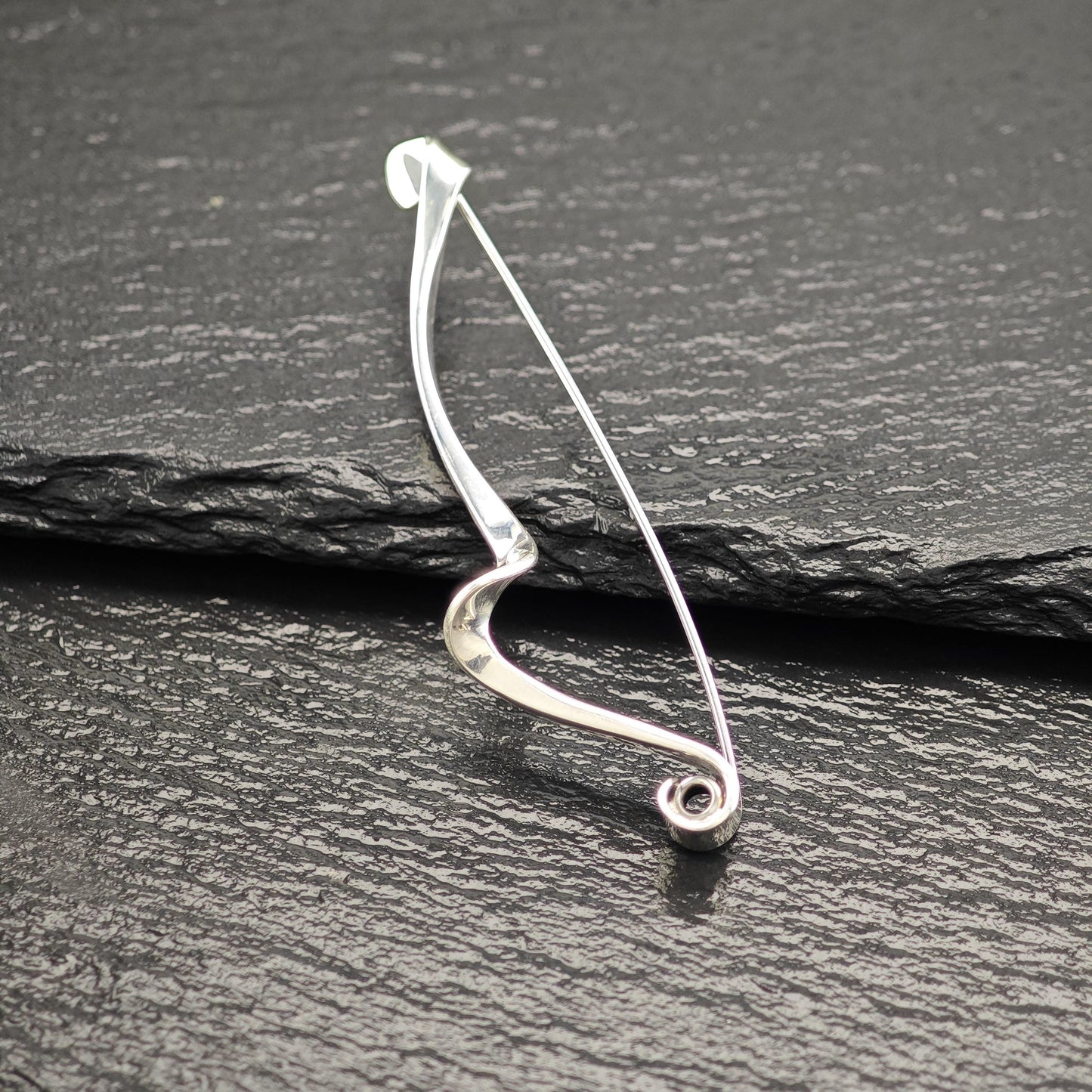 Mid Century, Plunkett Abstract Brooch Sterling Silver