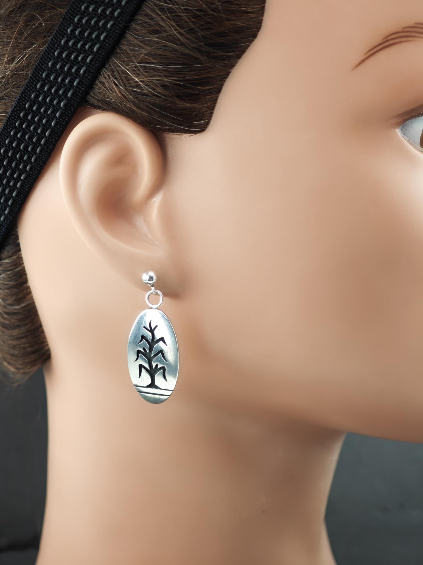 Choice of Hopi Overlay Stud/Dangle Earrings Sterling Silver