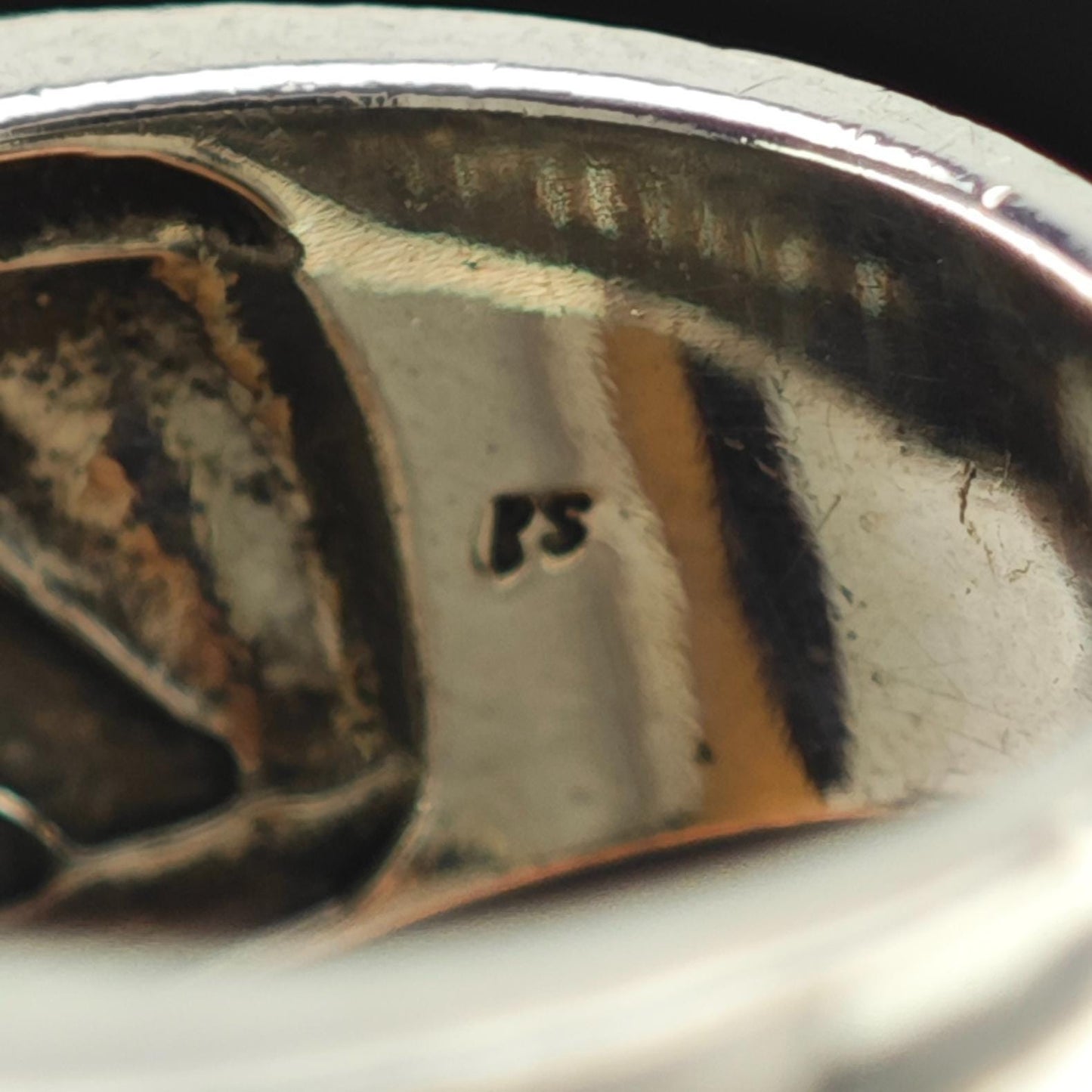 David Yurman Diamond Ring Cigar Band Sterling Silver