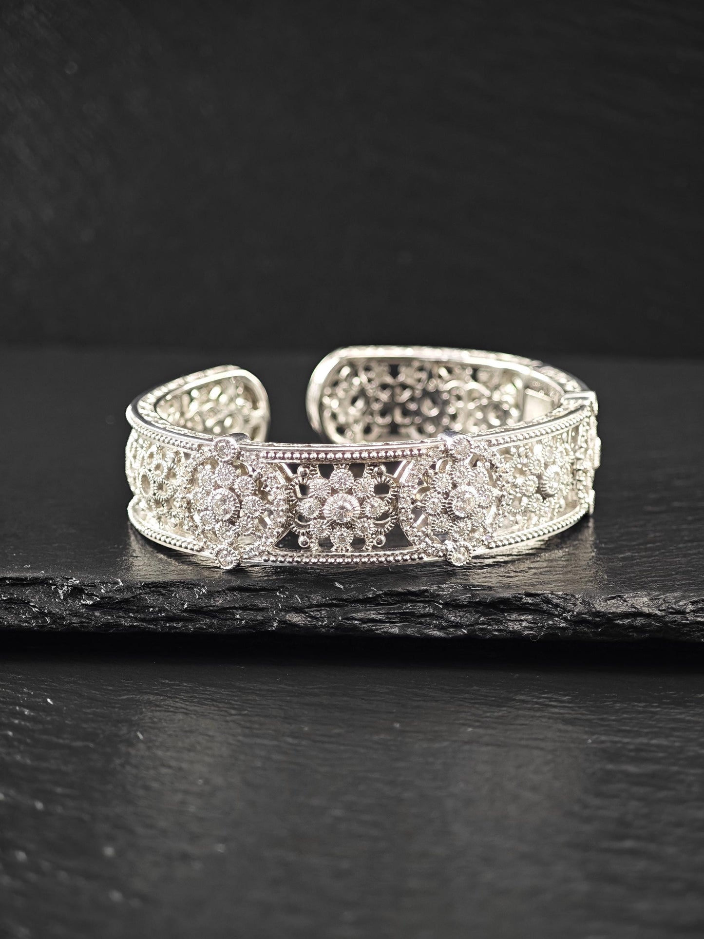 Judith Ripka, DQCZ Bracelet Sterling Silver