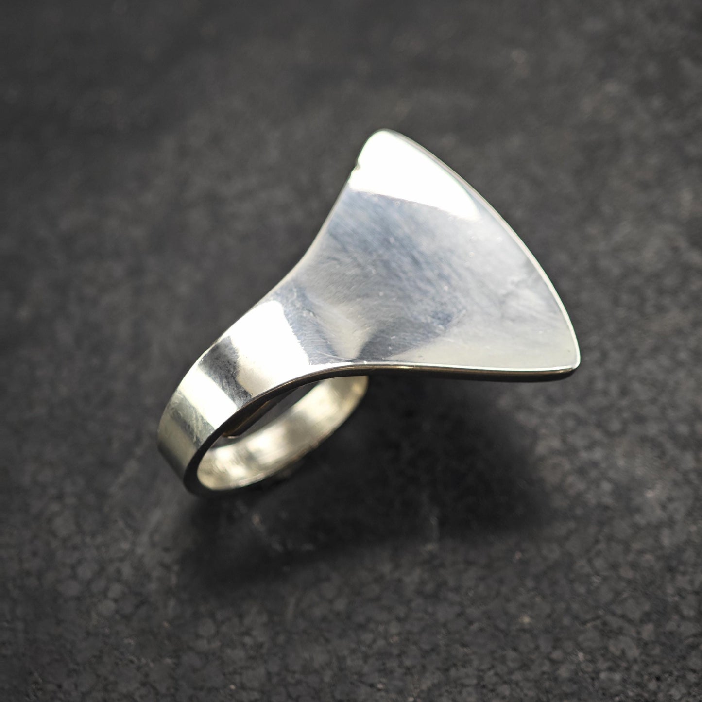 Denmark HPS Modernist Sterling Silver Ring Sz 7 R6606