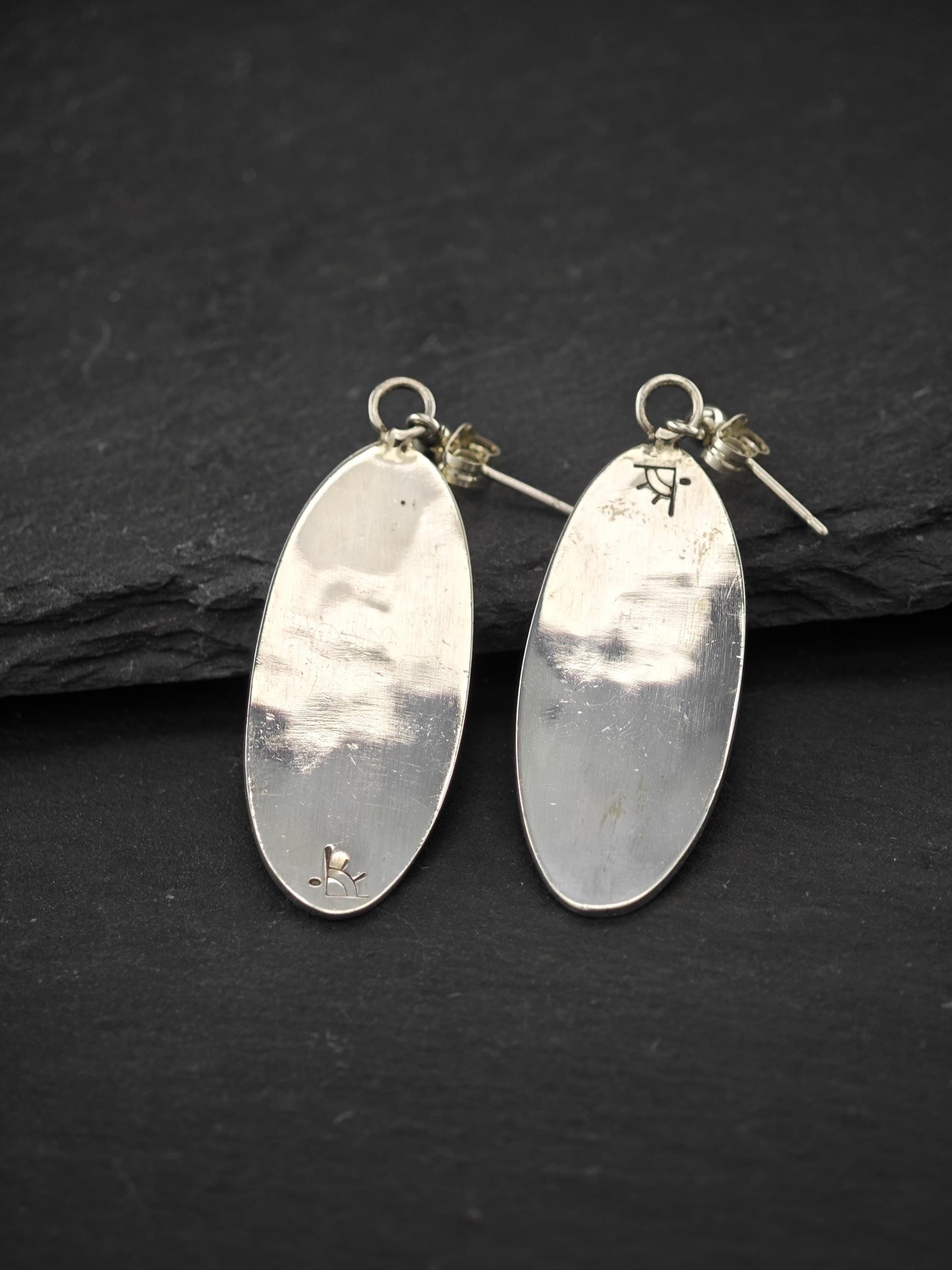 Choice of Hopi Overlay Stud/Dangle Earrings Sterling Silver