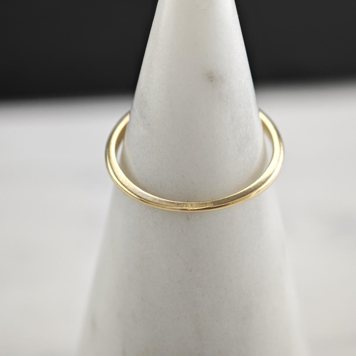 AS IS Antique Diamond 14K Gold Ring Sz 6 R6809