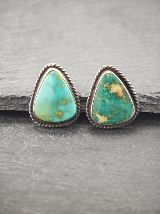 Native American Stud Earrings Sterling Silver ER2865