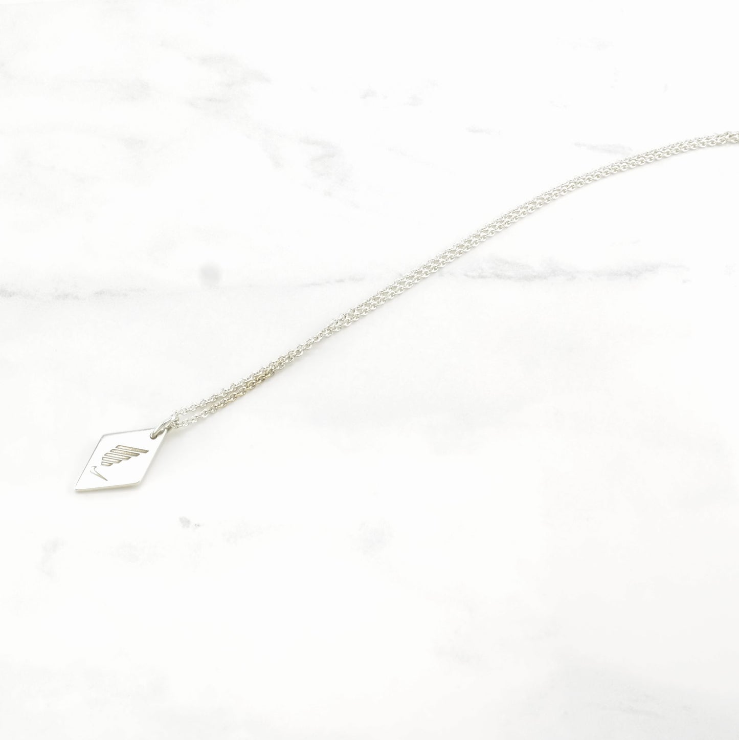 Vintage Tiffany & Co. Olympic Sterling Silver Nike Women's 15K Toronto 2015 Necklace N2090