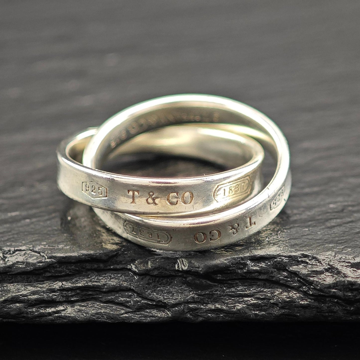 1837 Tiffany Interlocking Bands Sterling Silver