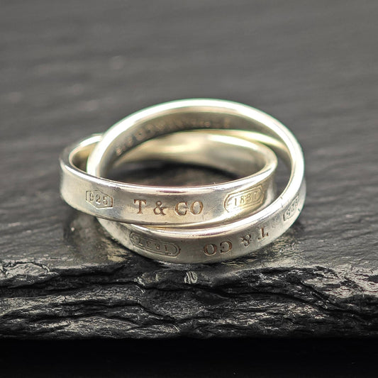 1837 Tiffany Interlocking Bands Sterling Silver