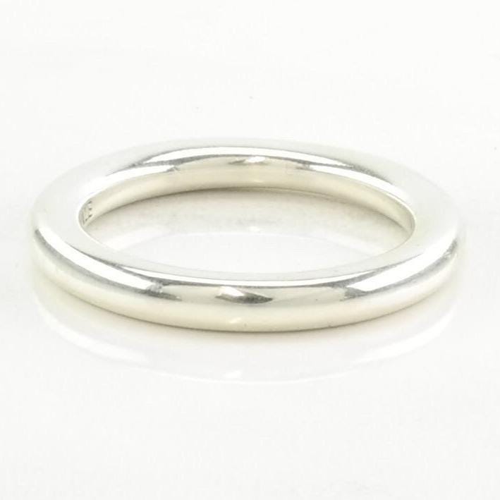 Pandora Silver Ring 2.5 mm, Doughnut, Band Stackable Sterling Sz5 1/4 R5163