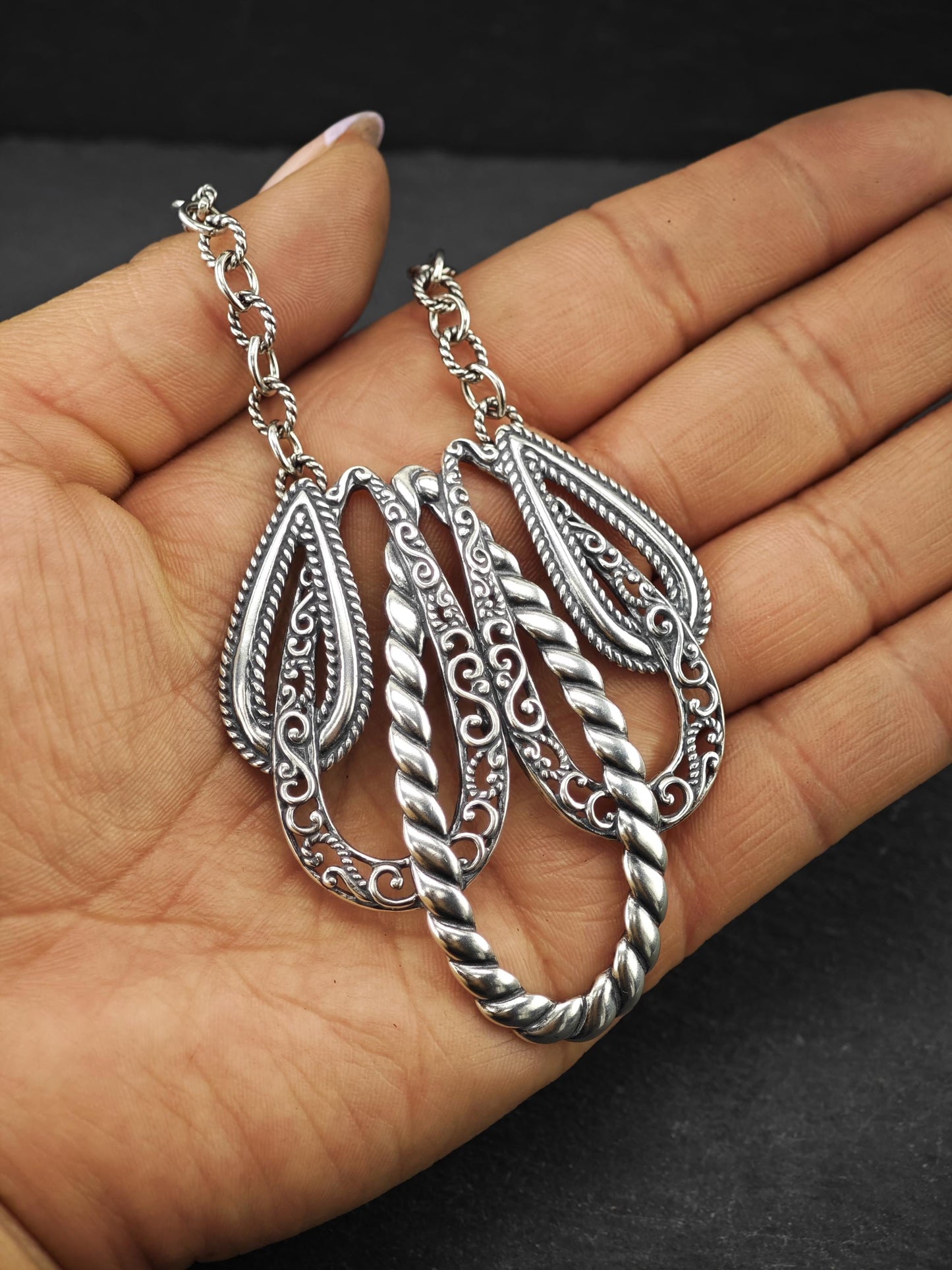 Carolyn Pollack Sterling Silver Lasting Connections Necklace N2440