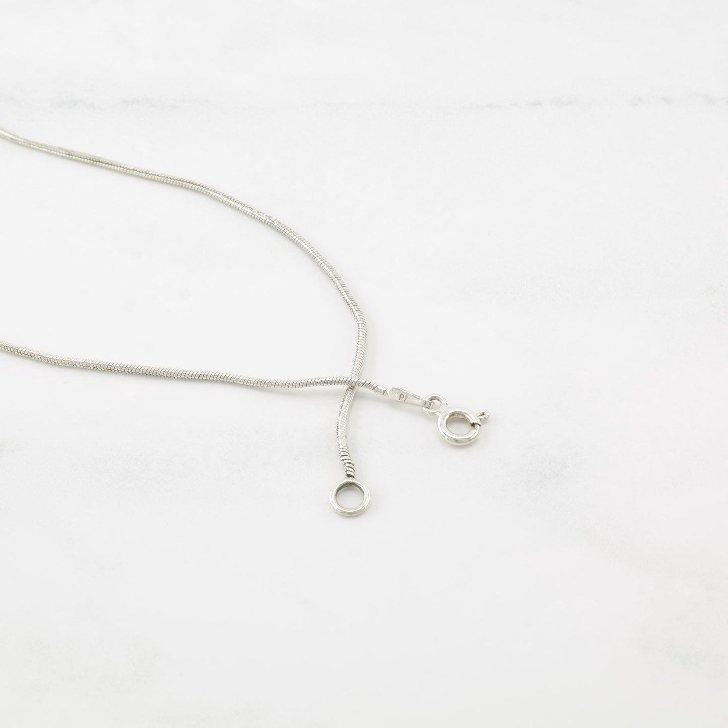 Noy Li Gold Tone Modernist, Sterling Silver Stamped Necklace N2382