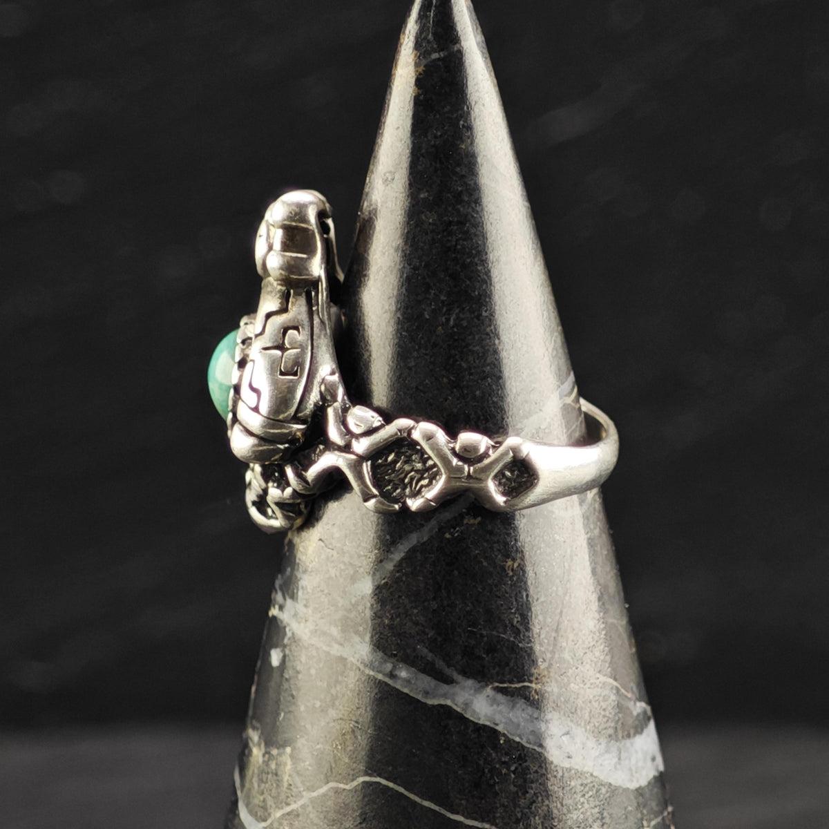 SW Turquoise Maiden Sterling Silver Ring Sz 5 R6840