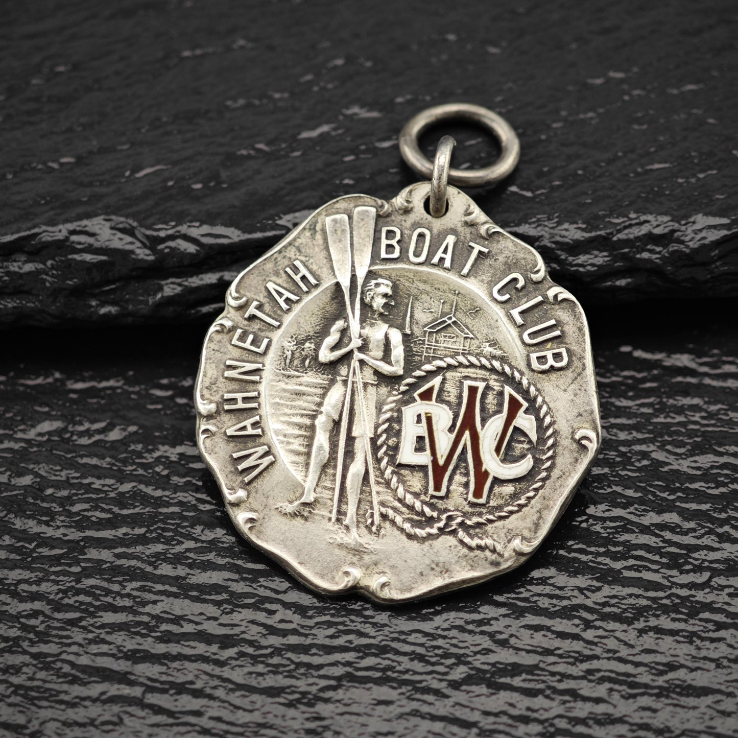Choice of Antique Fob Pendants Sterling Silver