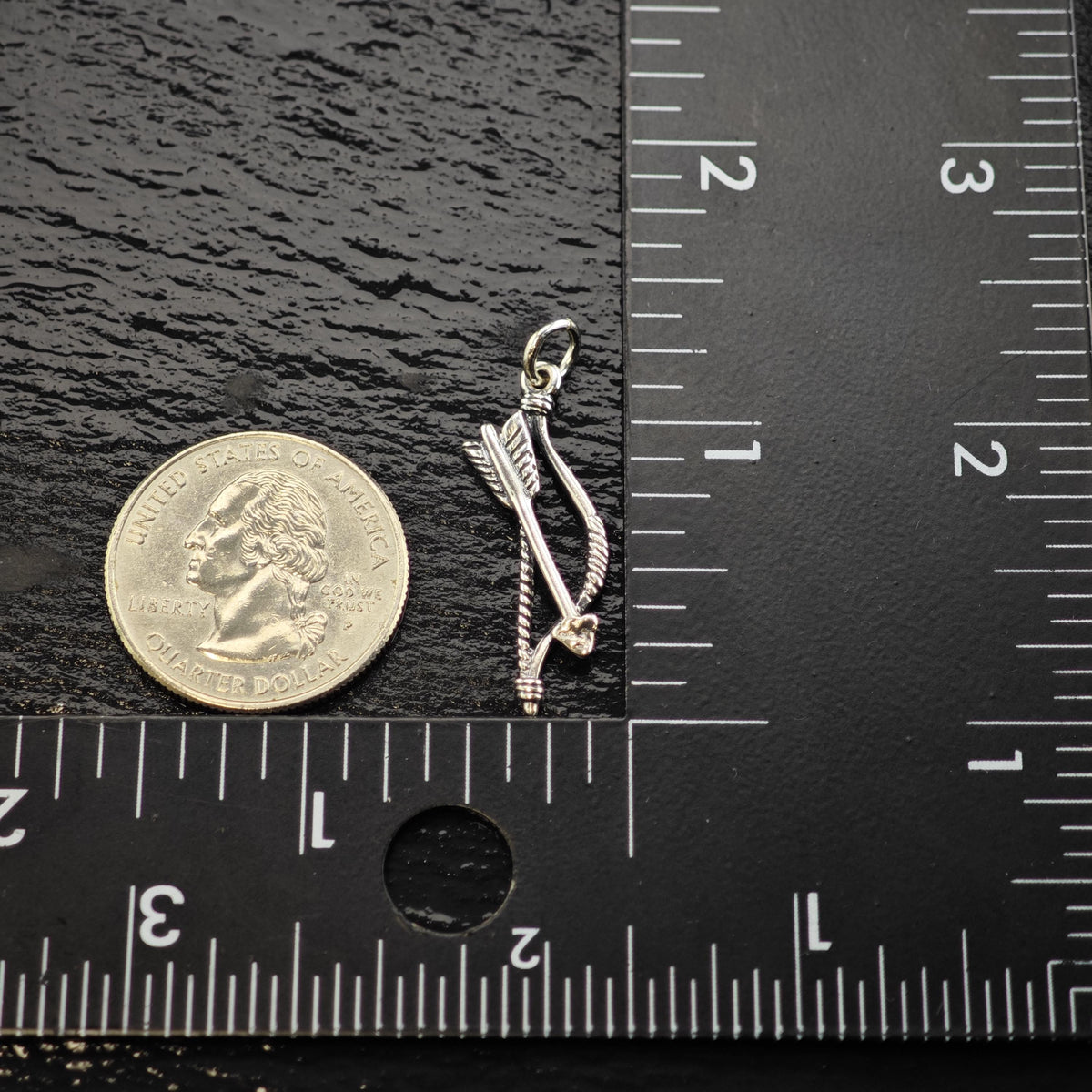 Vintage James Avery Sterling Silver Bow and Arrow Charm P3173