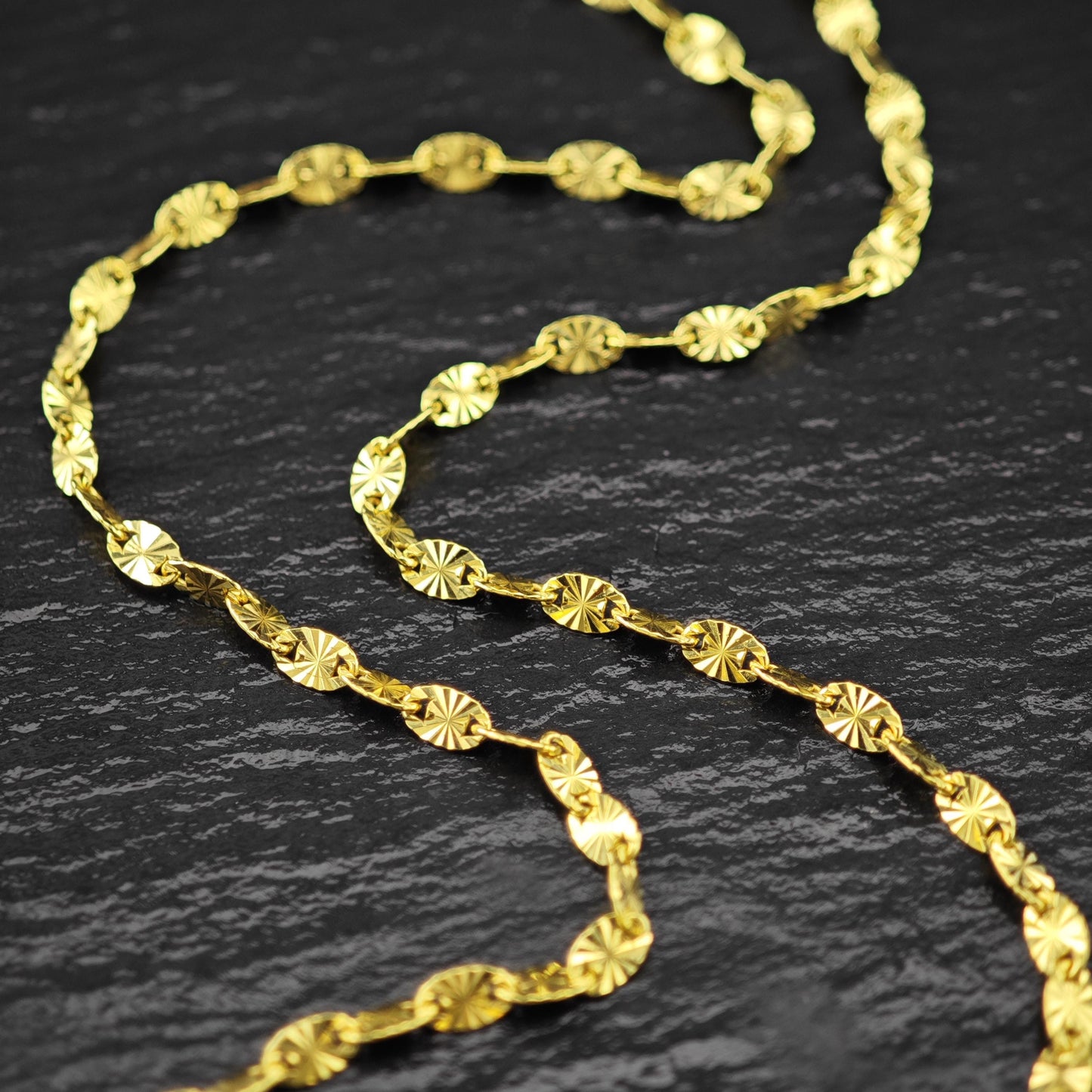 Choice of Sterling Silver Gold Plated Minimalist Chain Necklace 18"/20"/22" N2652