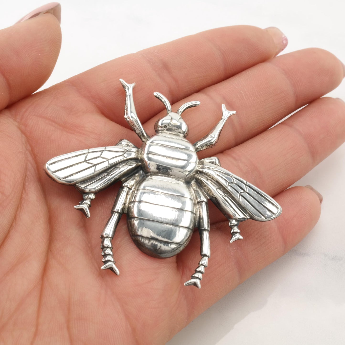 Danecraft Bee, Insect Sterling Silver Brooch