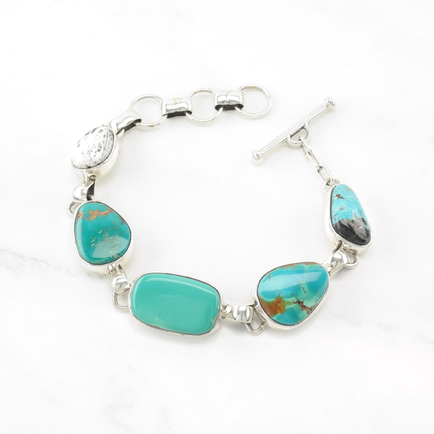 Southwest Turquoise Sterling Silver Bracelet
