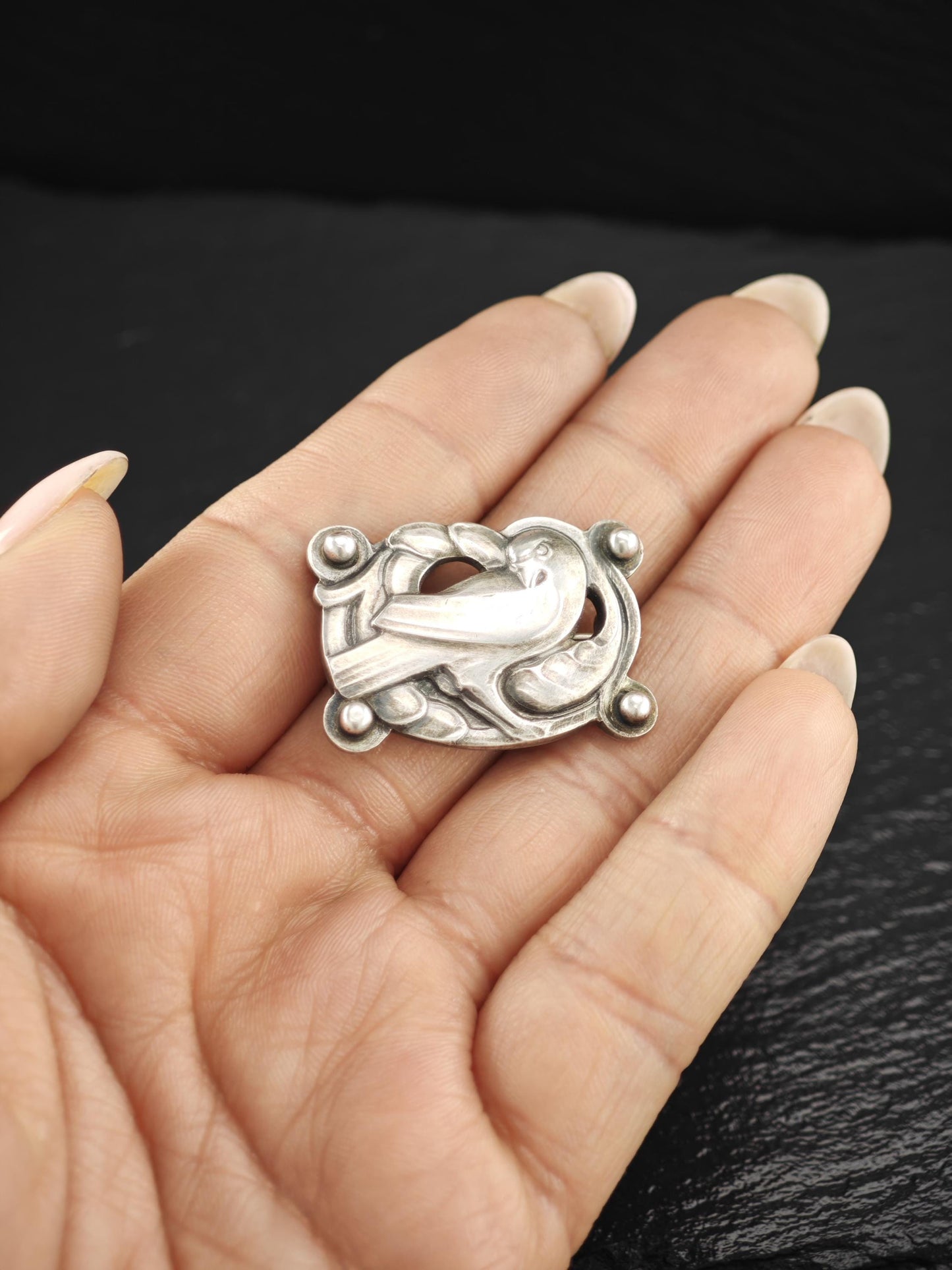Georg Jensen 111, Bird Brooch Sterling Silver