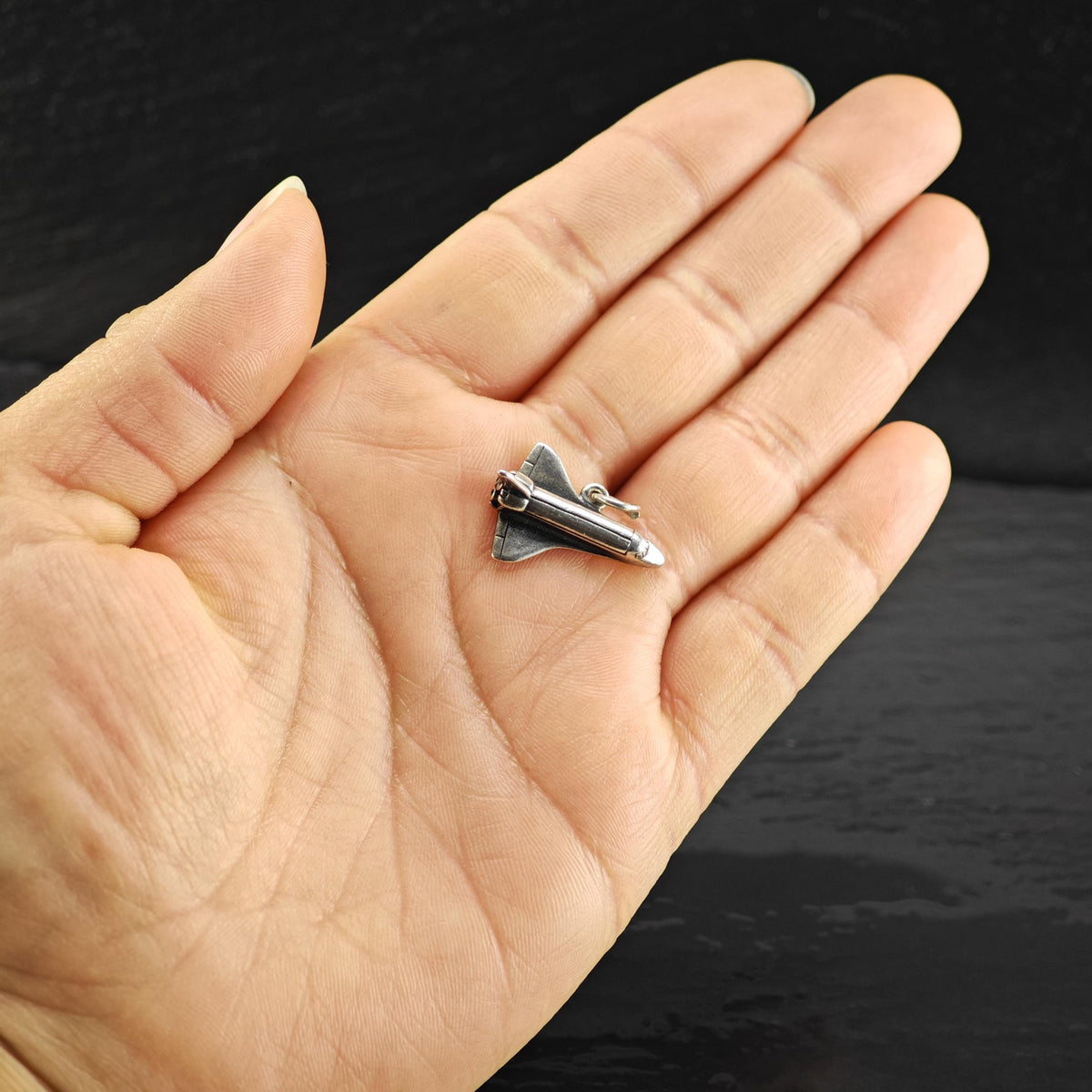 Vintage Retired James Avery Sterling Silver Airplane Charm P3166