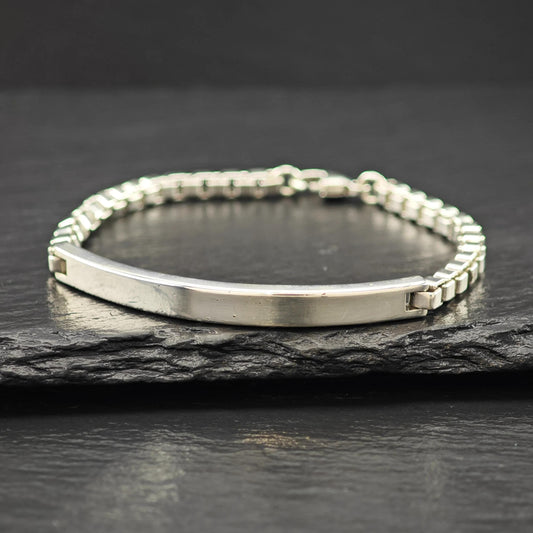 Tiffany & Co Venetian Link Bracelet Sterling Silver Sz 7 1/2"