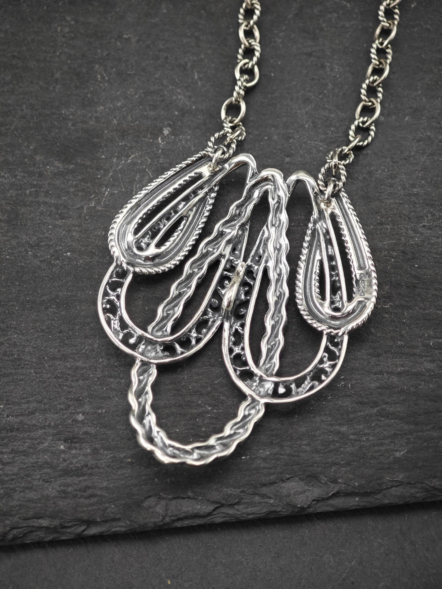 Carolyn Pollack Sterling Silver Lasting Connections Necklace N2440