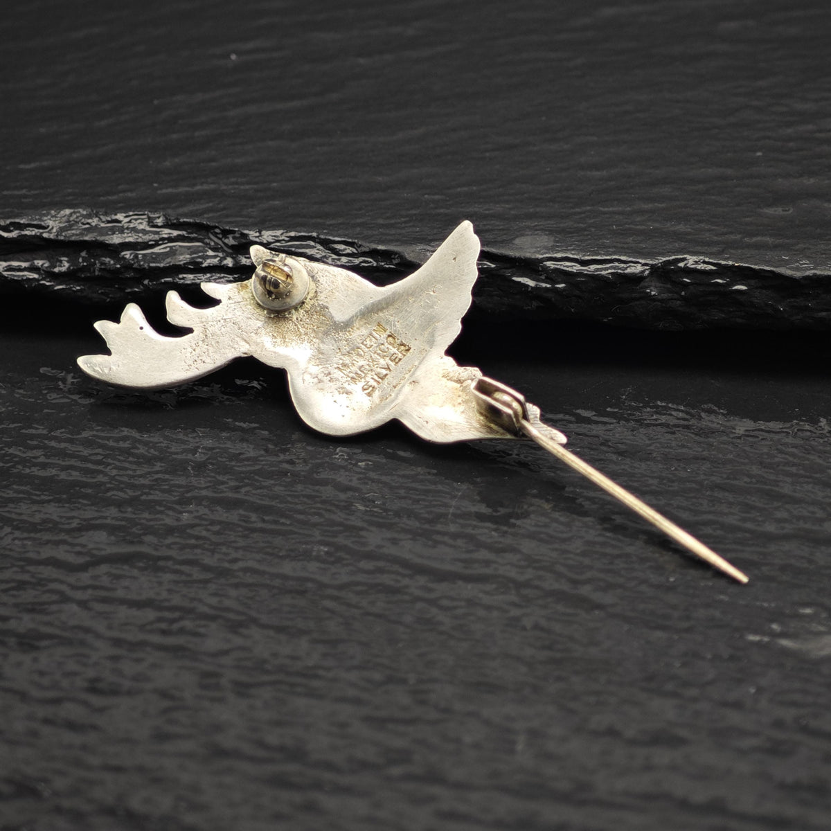 Pre Eagle Taxco Sterling Silver Brooch B2257