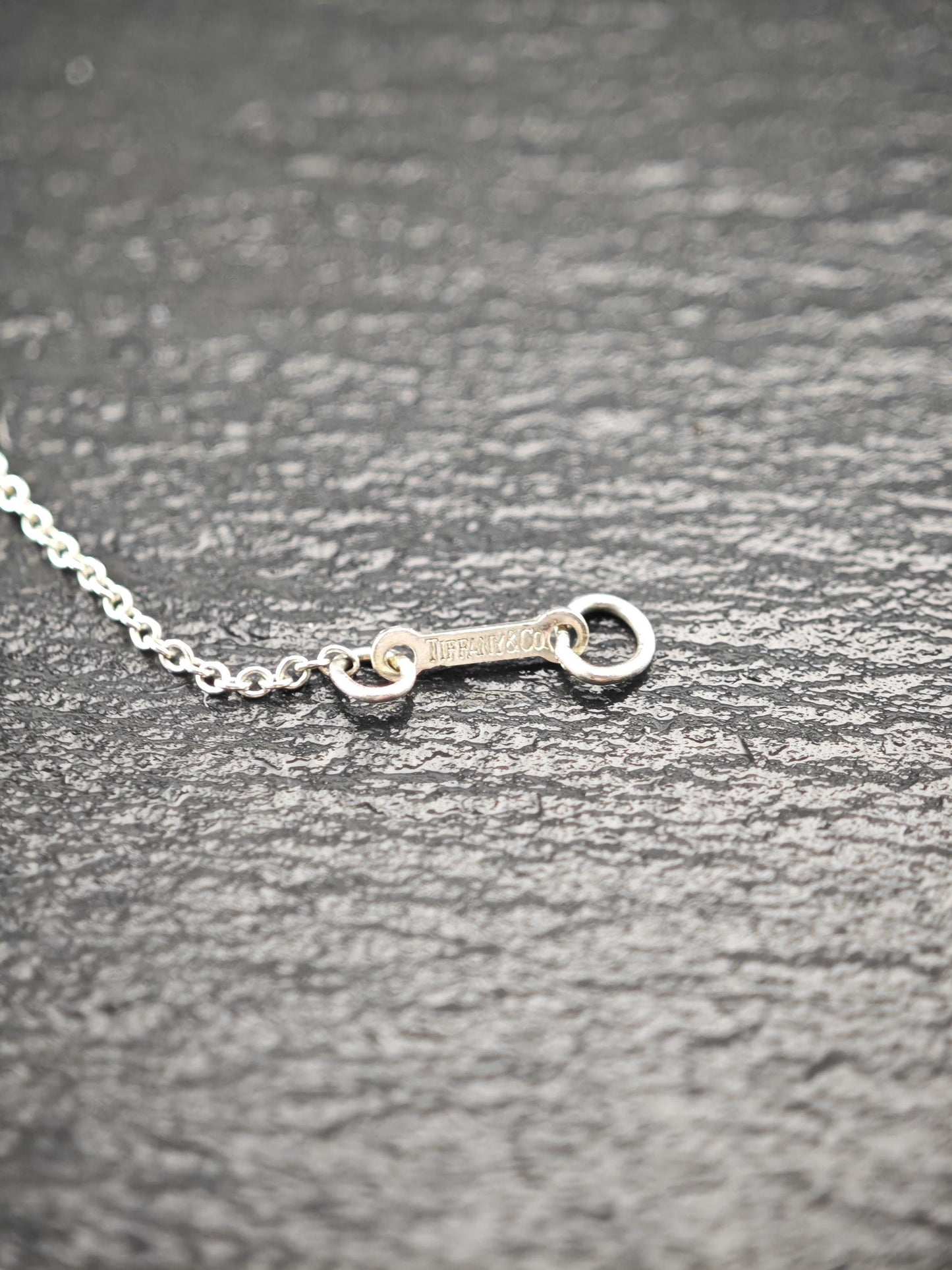 Vintage Tiffany & Co, Bean Necklace Sterling Silver N2498