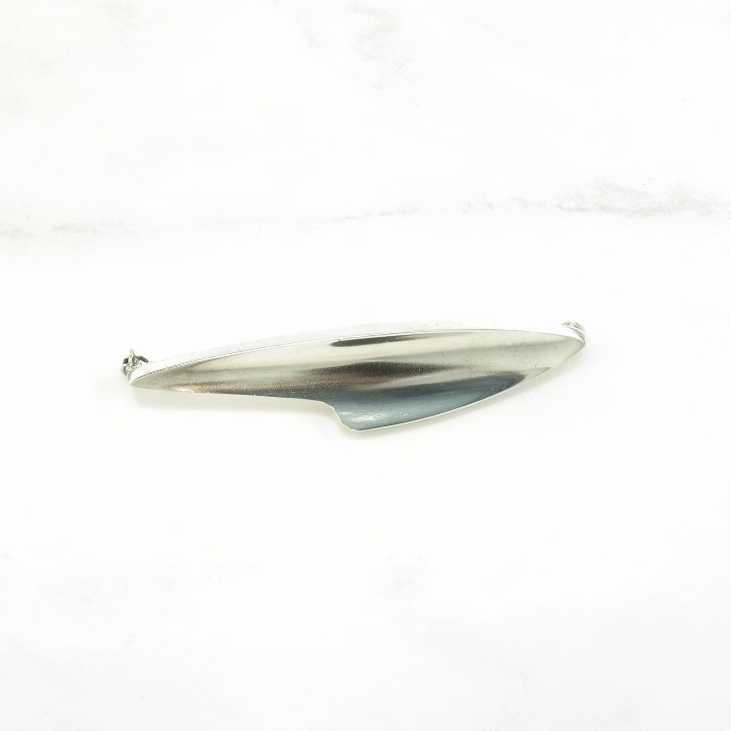 Vintage Bent Knudsen Denmark Sterling Silver Brooch Abstract