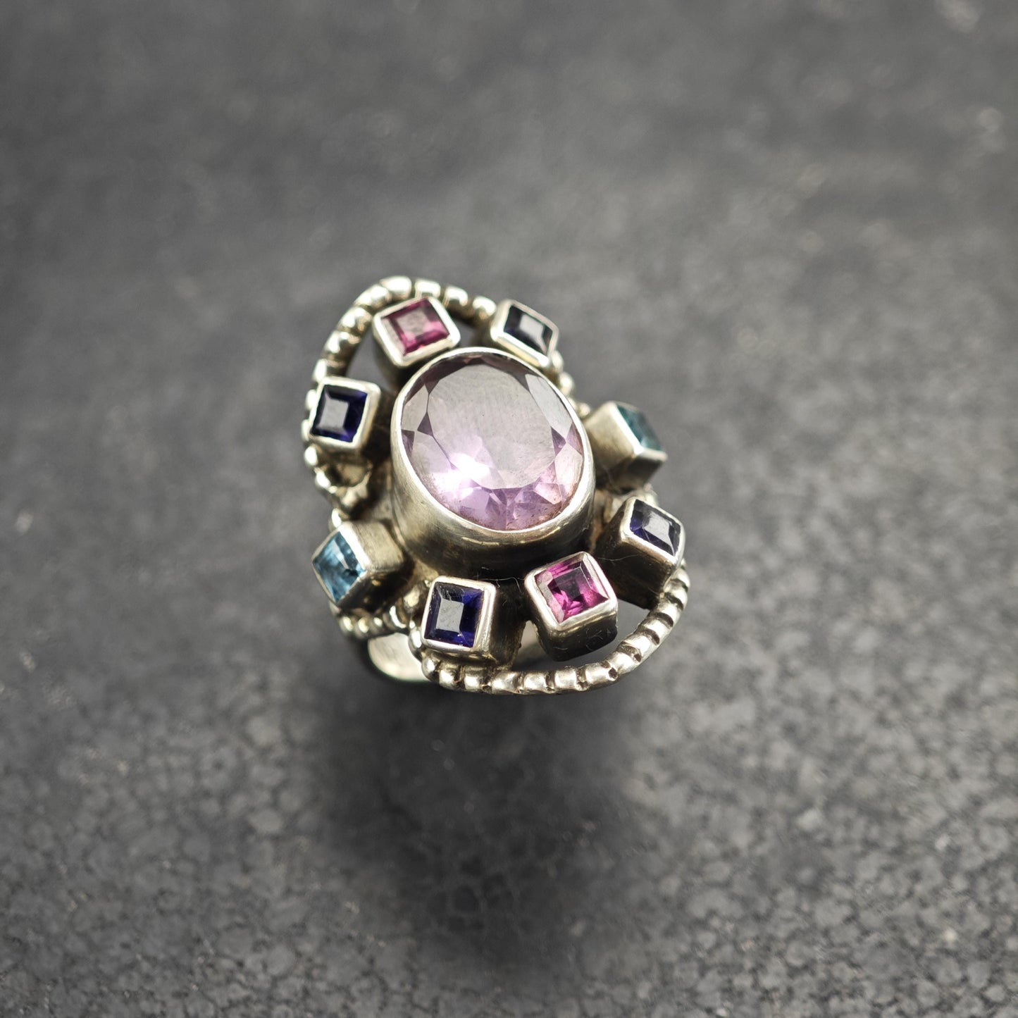 Nicky Butler Gemstone Sterling Silver Ring Sz 6 R6583