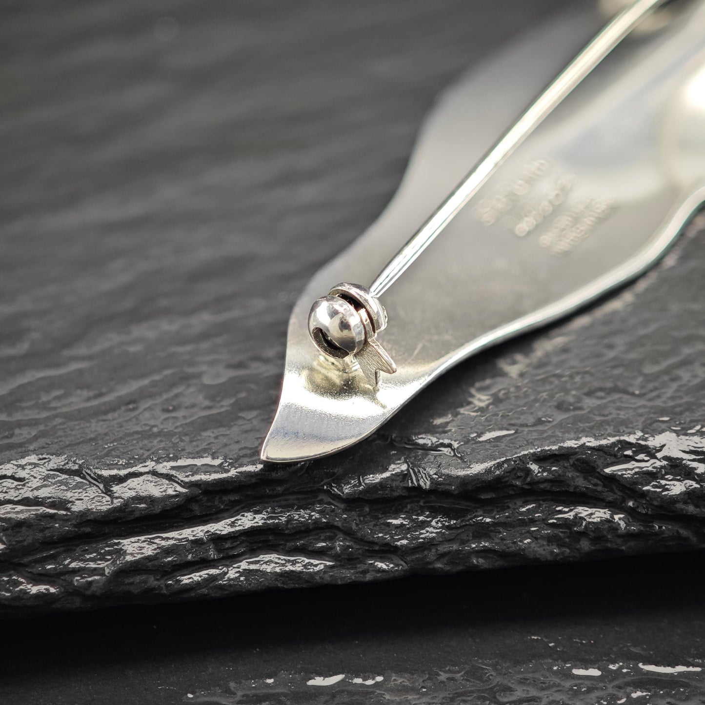 Vintage Sterling Silver Leaf Brooch from Denmark Elegant Design