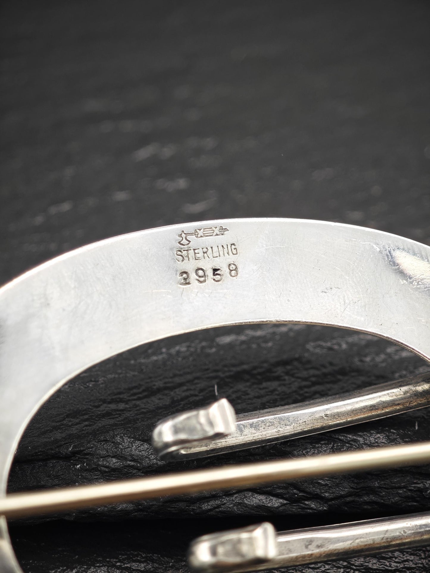 Antique Kerr Art Nouveau, Sash Buckle Sterling Silver