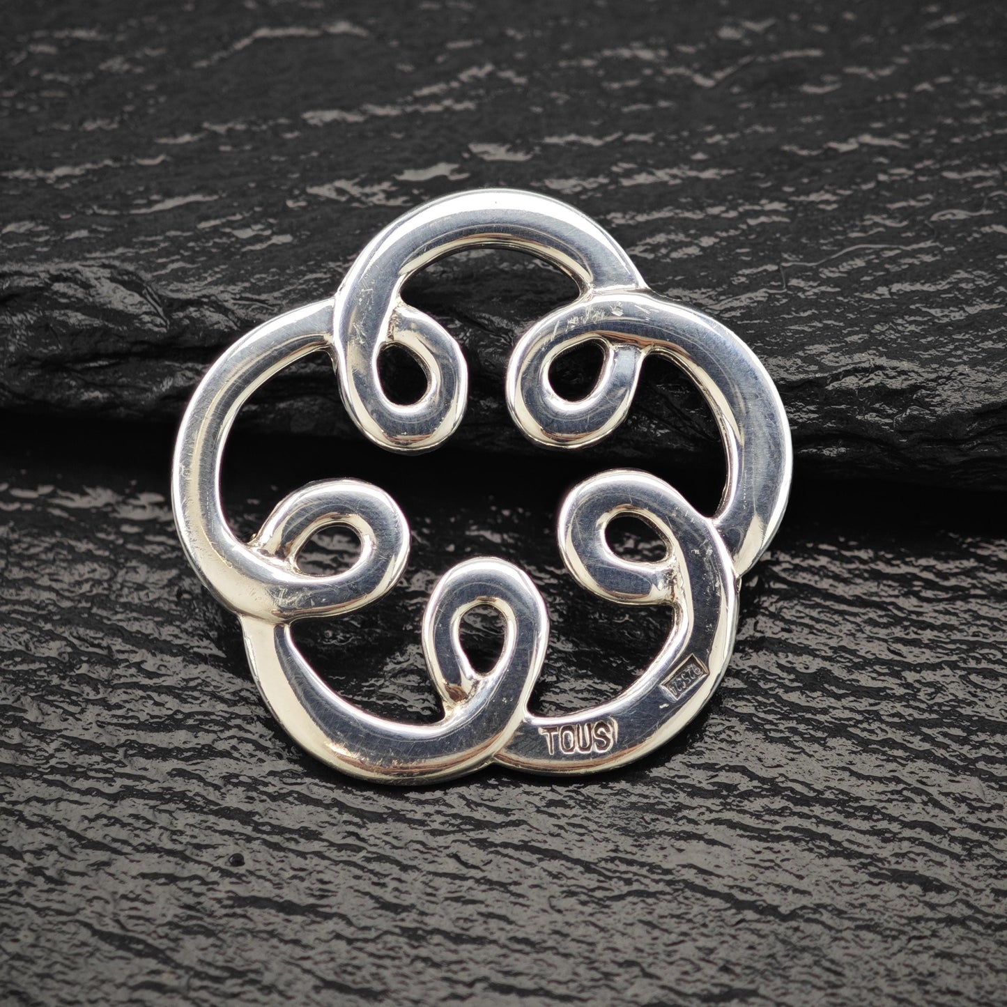 Sterling Silver Pendant:  Floral Design - Tous 925 P2801