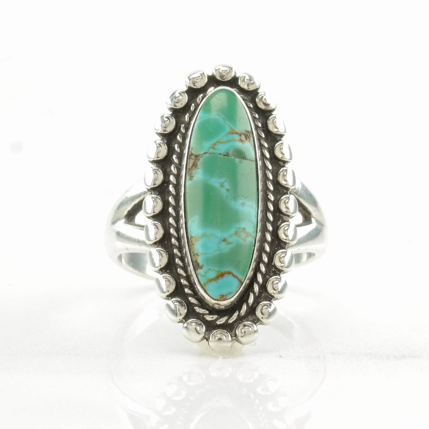 Sterling Silver Ring Turquoise Size 5