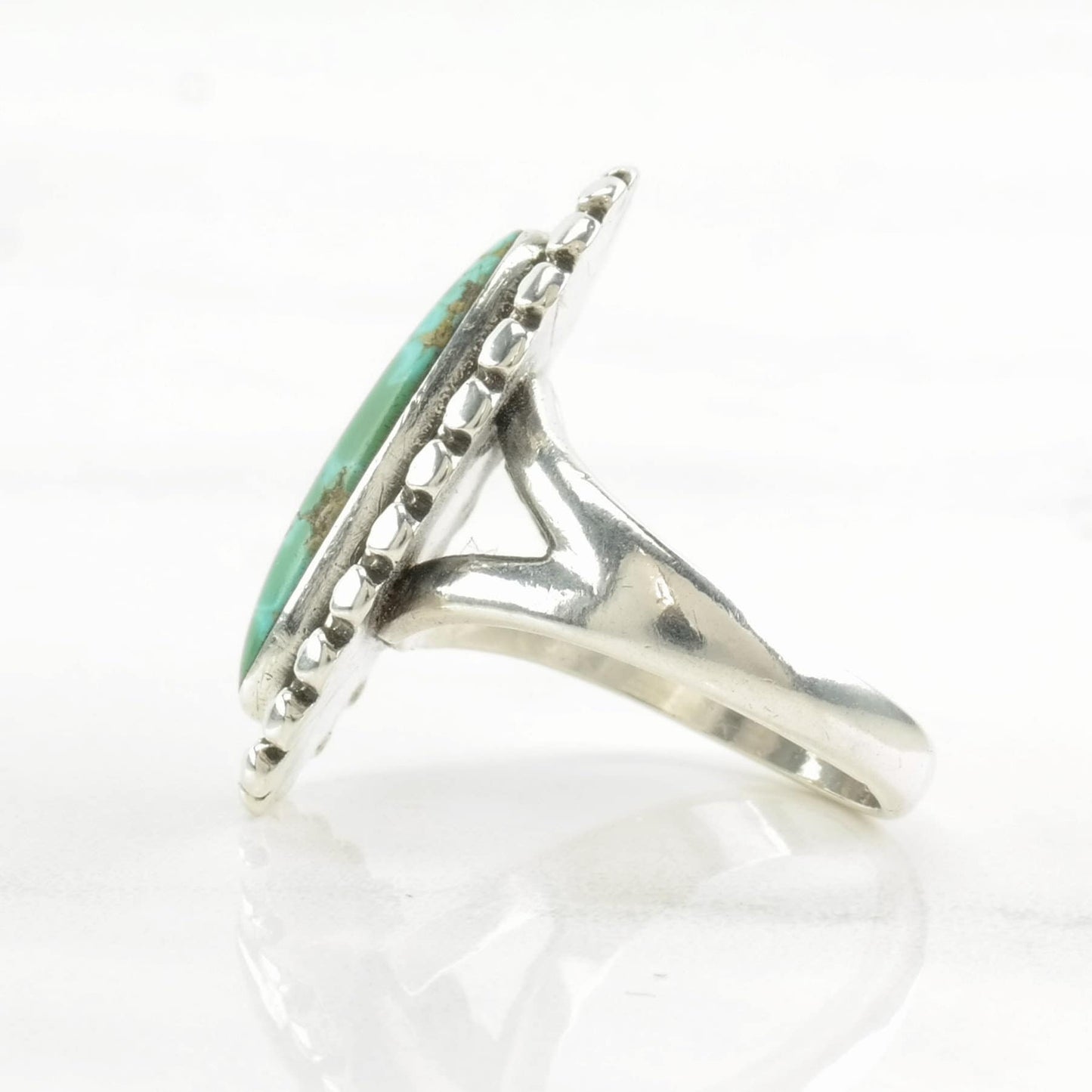 Sterling Silver Ring Turquoise Size 5