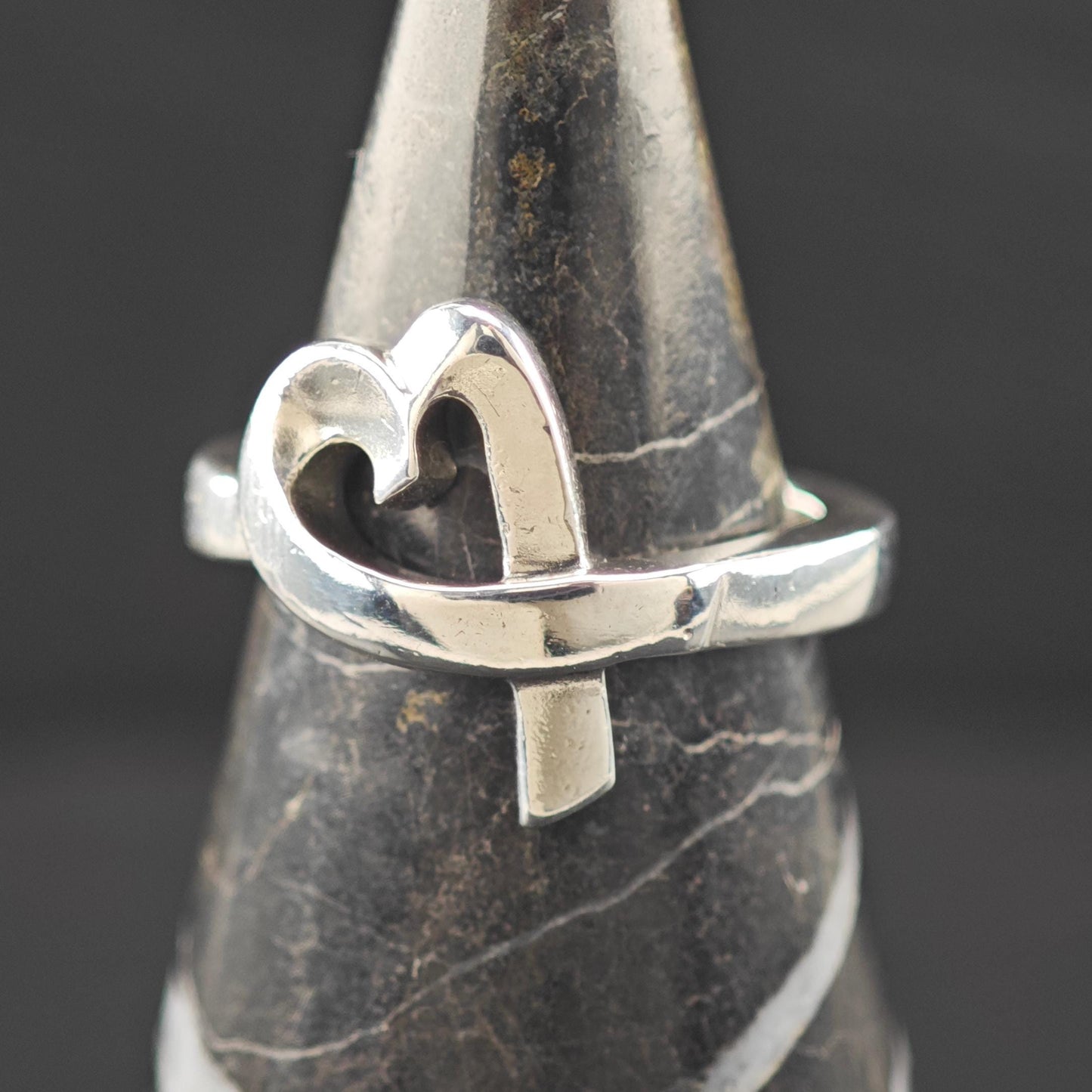 Tiffany Paloma Picasso Heart Ring Sterling Silver