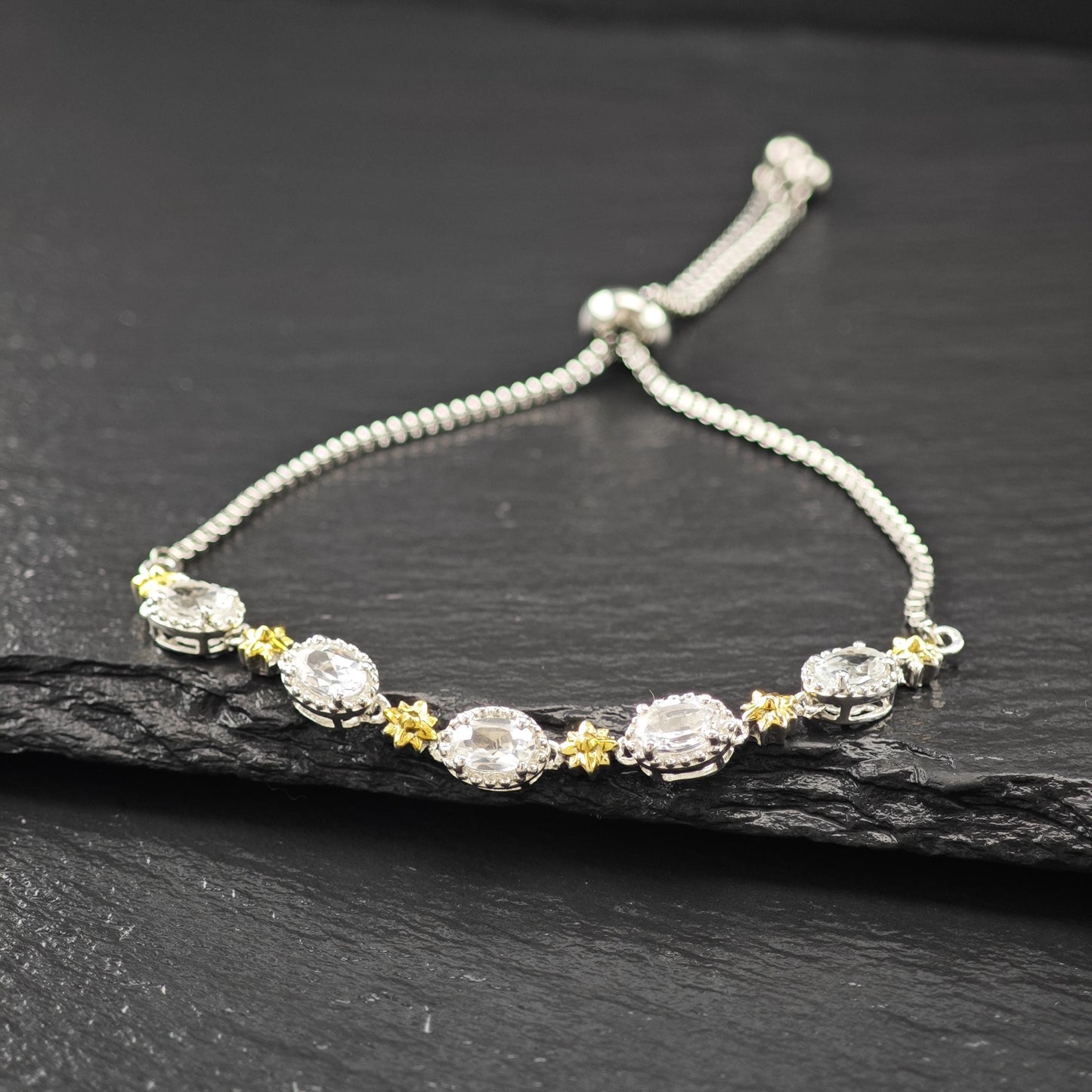 Choice of Bolo Gemstone Bracelets Sterling Silver