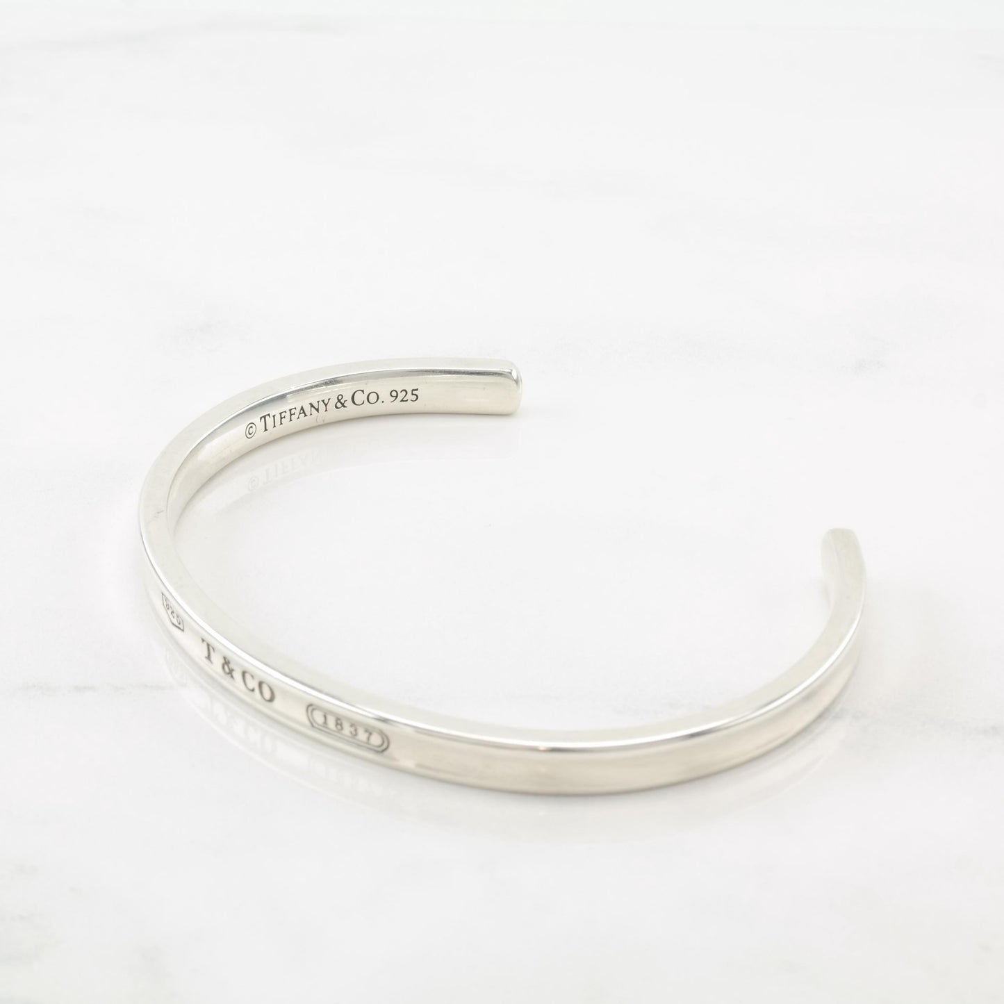 Tiffany & Co, 1837 5mm, Sterling Silver Cuff Bracelet