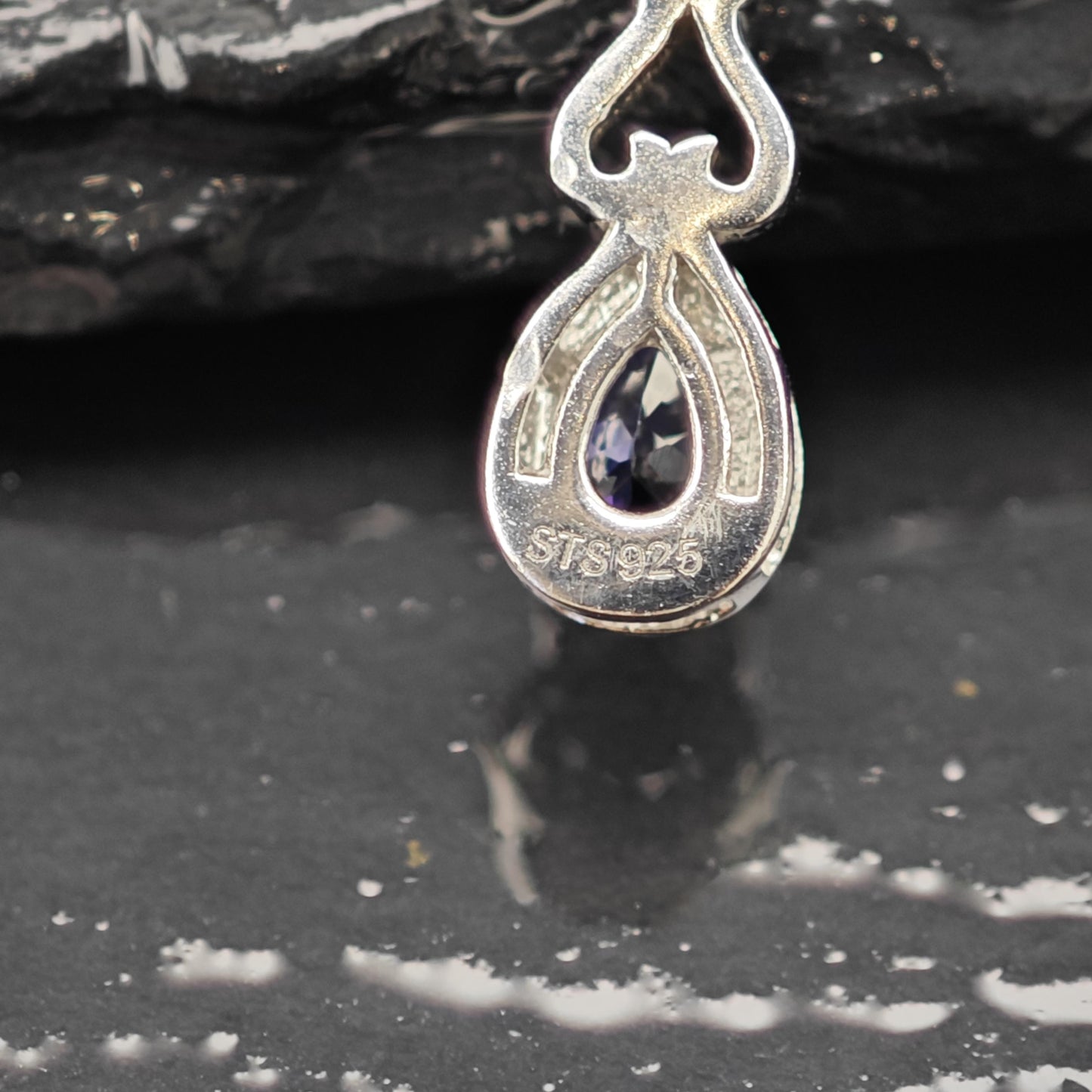 Choice of Sterling Silver Gold Plated Tanzanite Necklace N2653