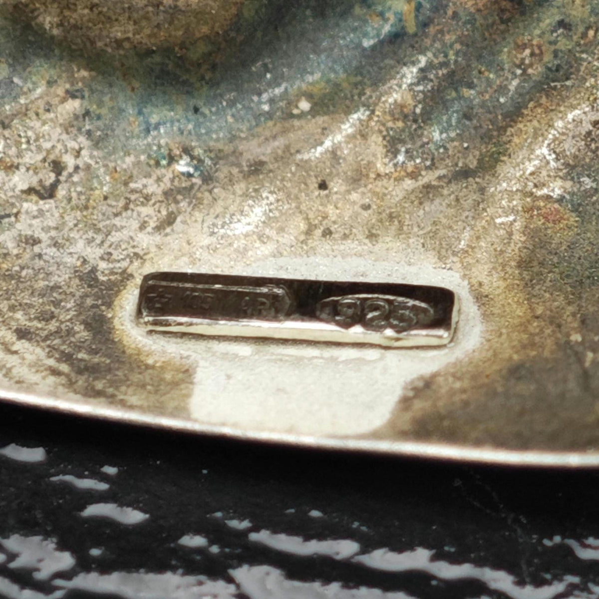 Venetian Enamel Glitter Mask Sterling Silver Pendant P3099