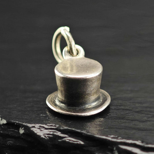 Vintage Retired James Avery Sterling Silver Top Hat Charm P3167